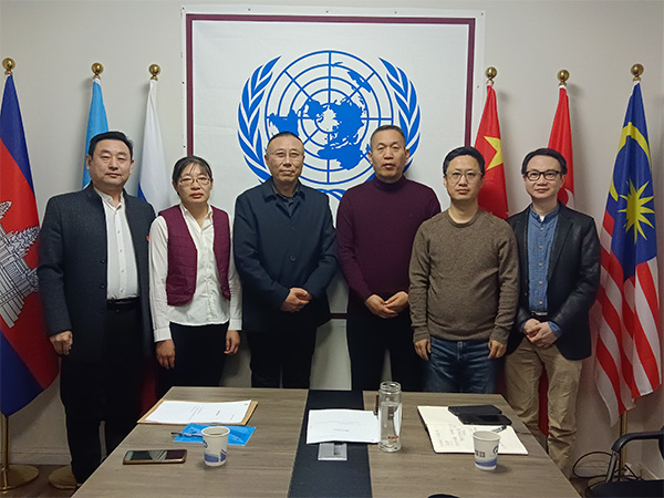 綠建國際報道：北京中航軍融科技管理中心業務代表王勝利先生蒞臨建筑材料工業技術情報研究所中國綠建進出口產業聯盟